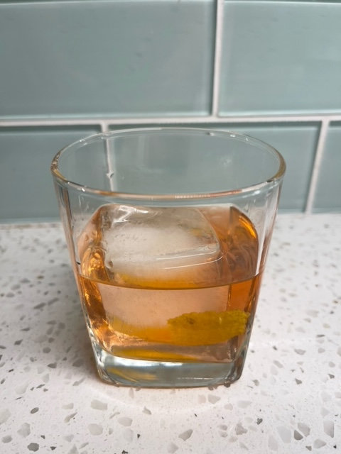 Gin and Campari Old Fashioned